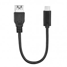 Cablu adaptor OTG USB Mama la USB Tip C USBC Standard 30 Negru foto