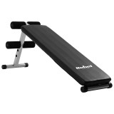 Banca pentru lucrarea muschilor abdominali inclinata Rebel Active, piele sintectica, 97 x 30 cm