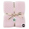 Patură pentru bebeluși Alavya Home 75x100 cm bumbac organic GOTS roz