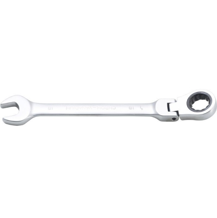 Cheie combinata articulata cu clichet 18mm