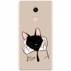 Husa silicon pentru Xiaomi Remdi Note 4X, Th Black Cat In Hands