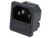 Conector alimentare AC soclu tată 10A 250VAC IEC 60320