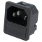 Conector alimentare AC soclu tată 10A 250VAC IEC 60320