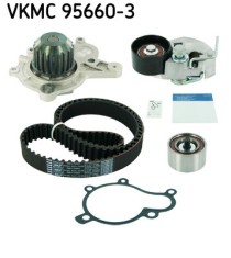 SKF VKMC 95660-3 Set pompa apa + curea dintata foto