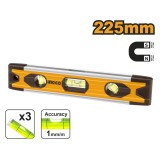 Boloboc 225mm HMSL01030 &ndash; boloboc aluminiu cu magnet si 3 fiole pentru masuratori precise