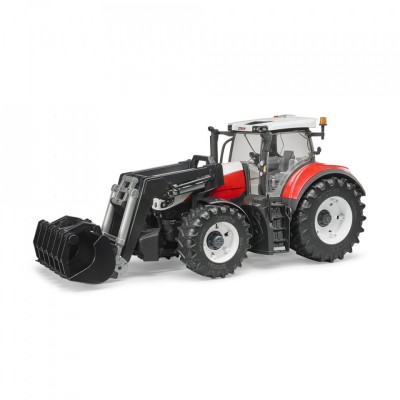 Bruder - Tractor Steyr 6300 Terrus Cvt Cu Incarcator Frontal foto