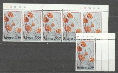 Kenya 1983 Flowers x 6, MNH S.170 foto