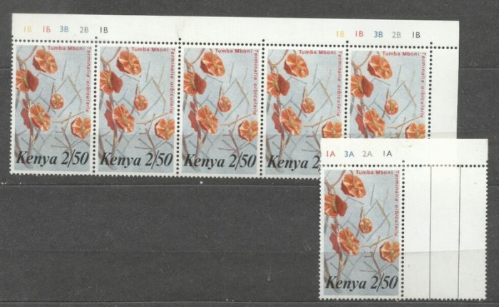 Kenya 1983 Flowers x 6, MNH S.170