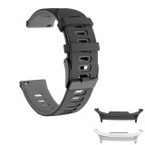 Curea din silicon compatibila cu Samsung Galaxy Watch8 Classic 46mm, Sable Black