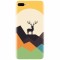 Husa silicon pentru Apple Iphone 7 Plus, Abstract Deer