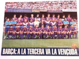 Poster fotbal - echipa FC BARCELONA (WEMBLEY 1992 - FINALA)