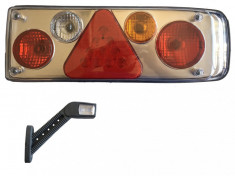 Lampa stop camion cu bec + Lampa gabarit LED COD: 201408 foto