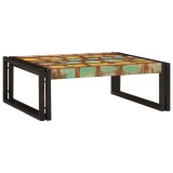 vidaXL Raft pentru baie 65 x 50 x 23 cm Lemn masiv de mango și fier 4102756