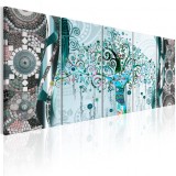 Cumpara ieftin Tablou - Blue Tree 200x80 cm