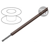 Cablu litat Cu 26AWG maro 30m 600V CPR neclasificat
