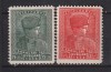 IUGOSLAVIA 1933 MI. 255-256 MH, Nestampilat