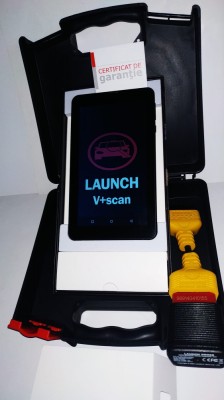 Kit Interfata Auto LAUNCH PRO5S X431 V+ Scan Easydiag + Tableta Android 7&amp;quot;, Full foto