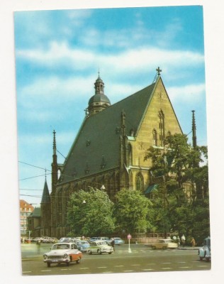 FG3 - Carte Postala -GERMANIA - Leipzig, Thomas Kirche, necirculata 1975 foto