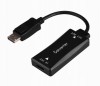 ADAPTOR video GEMBIRD, adaptor HDMI (M) la DisplayPort (T), 15cm, rezolutie maxima 4K (3840 x 2160) la 30Hz, negru, &quot;A-HDMIF30-DPM-01&quot; (timbru verde 0