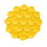 Suport cu Ventuze Techsuit SY-CUP, Galben