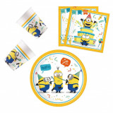 Set vesela unica folosinta tematica Minions The Rise of Gru 36 Piese