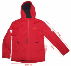 Geaca iarna Jack Wolfskin, membrana Texapore, copii, marimea 152 cm foto