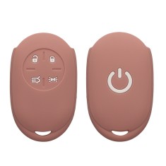 Husa Cheie Auto Kwmobile pentru Fiat 4 Butoane, Roz, Silicon, KWM0000190D002C