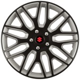 Set 4 Capace Roti 15 inchi (R15) Dakar Negru-Gri, Compatibile Cu Suzuki