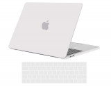 Husa TECOOL pentru MacBook Pro 15 inch 2016-2019 (A1990 A1707), ultra-subtire, transparent - NOU
