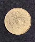 Moneda 200 lire comemorativă 1814-1994 Italia