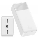 Powerbank Baseus Bipow 30000mAh 2x USB / USB Tip C / Micro USB 15W Alb (PPDML-K02)