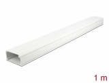 Canal cablu PVC 57 x 28 mm - 1m Alb, Delock 20723