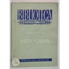 MATRAGUNA-NICCOLO MACHIAVELLI 1958