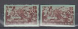 ROMANIA 1949 LP 256 LP 256 a 23 AUGUST DANTELAT+NEDANTELAT MNH, Nestampilat