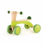 Bicicleta din lemn fara pedale cu 4 roti Hape