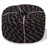 Cumpara ieftin Franghie marinareasca din polipropilena, negru, 50 m, 18 mm