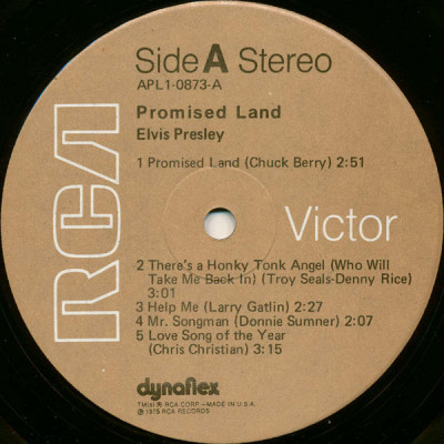 Vinil LP Elvis Presley &amp;lrm;&amp;ndash; Promised Land (VG) foto