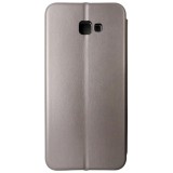 Husa tip carte cu stand Forcell Elegance gri metalic pentru Samsung Galaxy J4 Plus 2018 (SM-J415F)