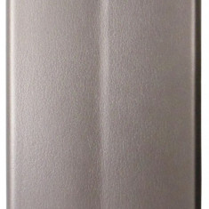 Husa tip carte cu stand Forcell Elegance gri metalic pentru Samsung Galaxy J4 Plus 2018 (SM-J415F)