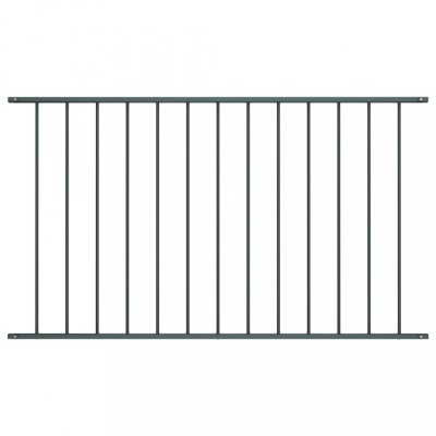Gossi panou de gard, antracit, 1,7x1,25 m, otel vopsit electrostatic foto