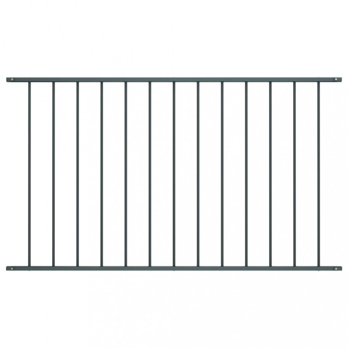 Gossi panou de gard, antracit, 1,7x1,25 m, otel vopsit electrostatic