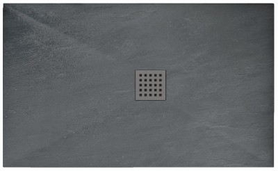 Cadita de dus Rea Grey Rock 80x120 foto