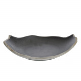 Farfurie neagra din ceramica 24 cm