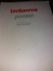 VERHAEREN POEME foto