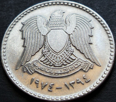 Moneda exotica 1 POUND / LIRA - SIRIA, anul 1974 * cod 1262 B foto