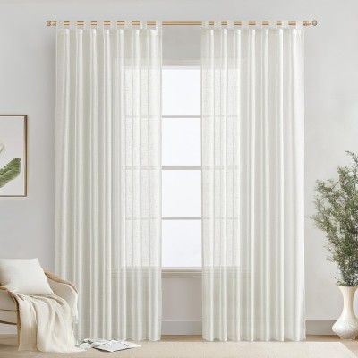 Set 2 Bucati Draperie, 140 X 245 Cm, Alb - CN foto