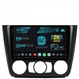 Cumpara ieftin Navigatie BMW Seria 1 E87 (2007-2011), Clima Manuala, Android 13, X-Octacore 8GB RAM + 256GB ROM, 9.5 Inch - AD-BGX9008+AD-BGRKIT398