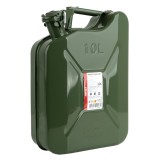 Canistra metalica pentru combustibil 10L AMiO, verde, certificata UN