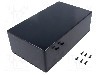 Carcasa ABS, 110mmx191mmx61mm, IP54, HAMMOND - 1591EBK