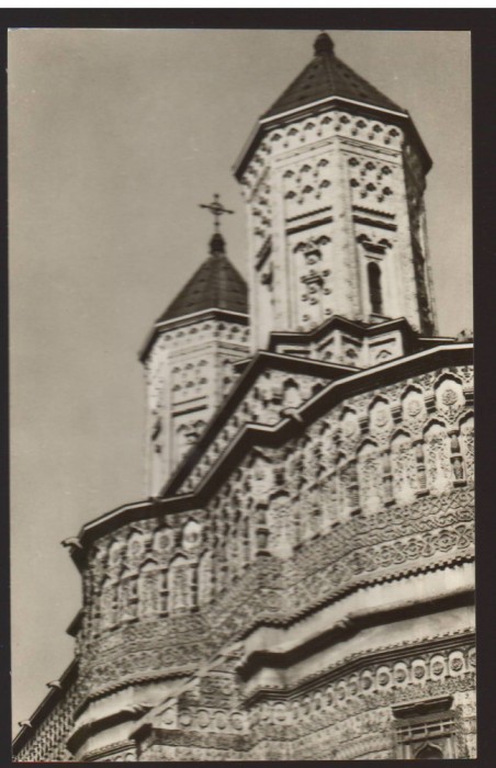 CPIB 22451 - CARTE POSTALA - IASI. DETALIU DIN BISERICA TREI IERARHI